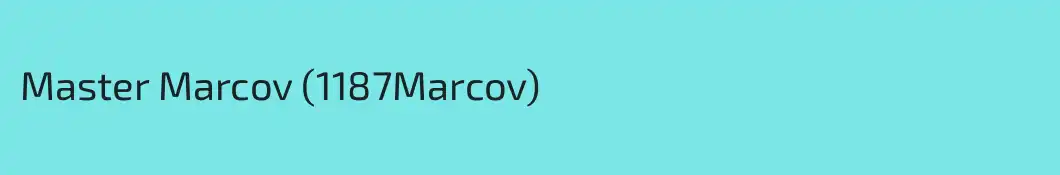 Master Marcov (1187Marcov)